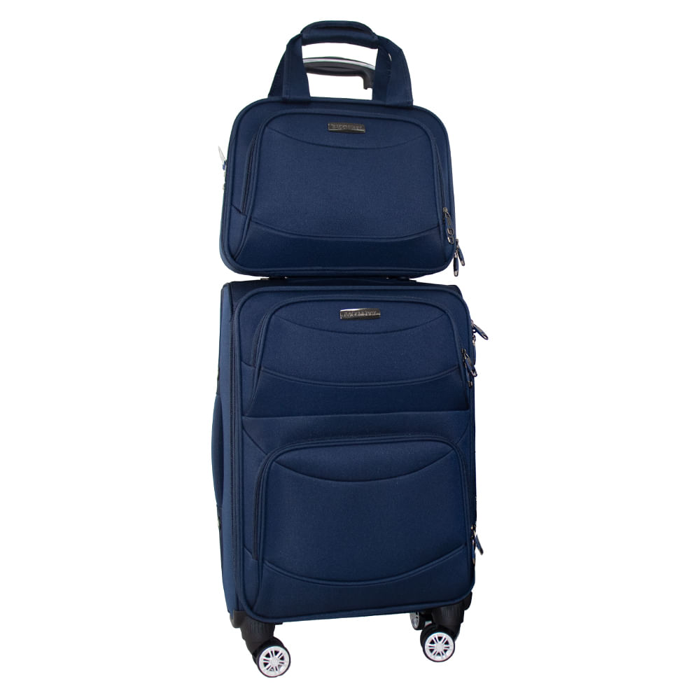 Set Bagcherry Valija Chica + Maletín Beauty Carry On Viajes Diseño