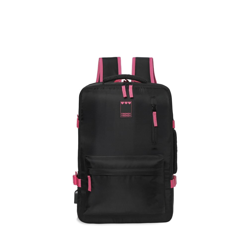 Mochila De Viaje Trendy Porta Notebook 18Pulg Combinada