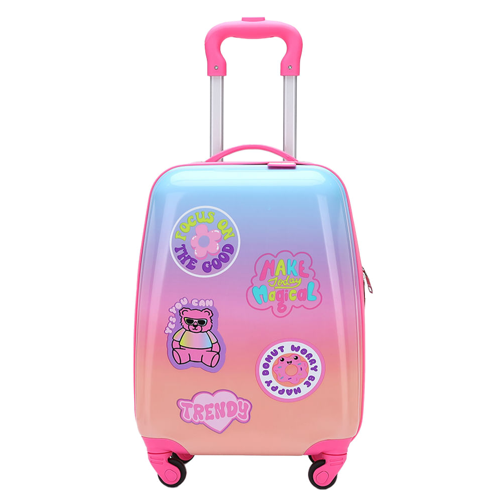 Valija Trendy Infantil Valijita Niños Viajes Chiquita Rígida Personajes