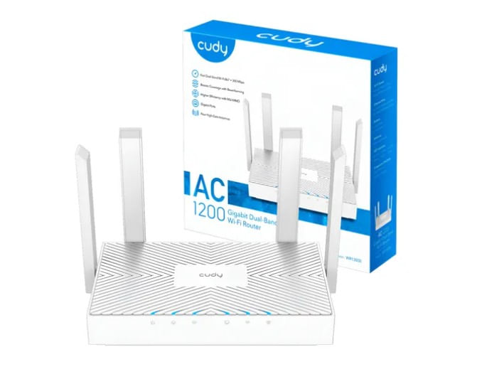 Router Wifi Ac1200 Mesh Gigabit Cudy Wr1300e