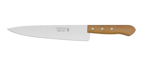 Cuchilla De Cocina N9 Mango Madera Acero Carbon Tramontina