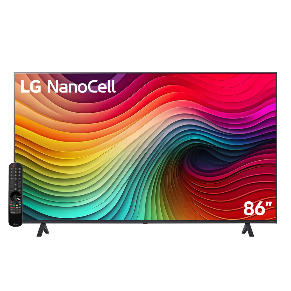 Smart TV 86" LG NanoCell Ultra HD AI ThinQ 9186NANO80TSA LG