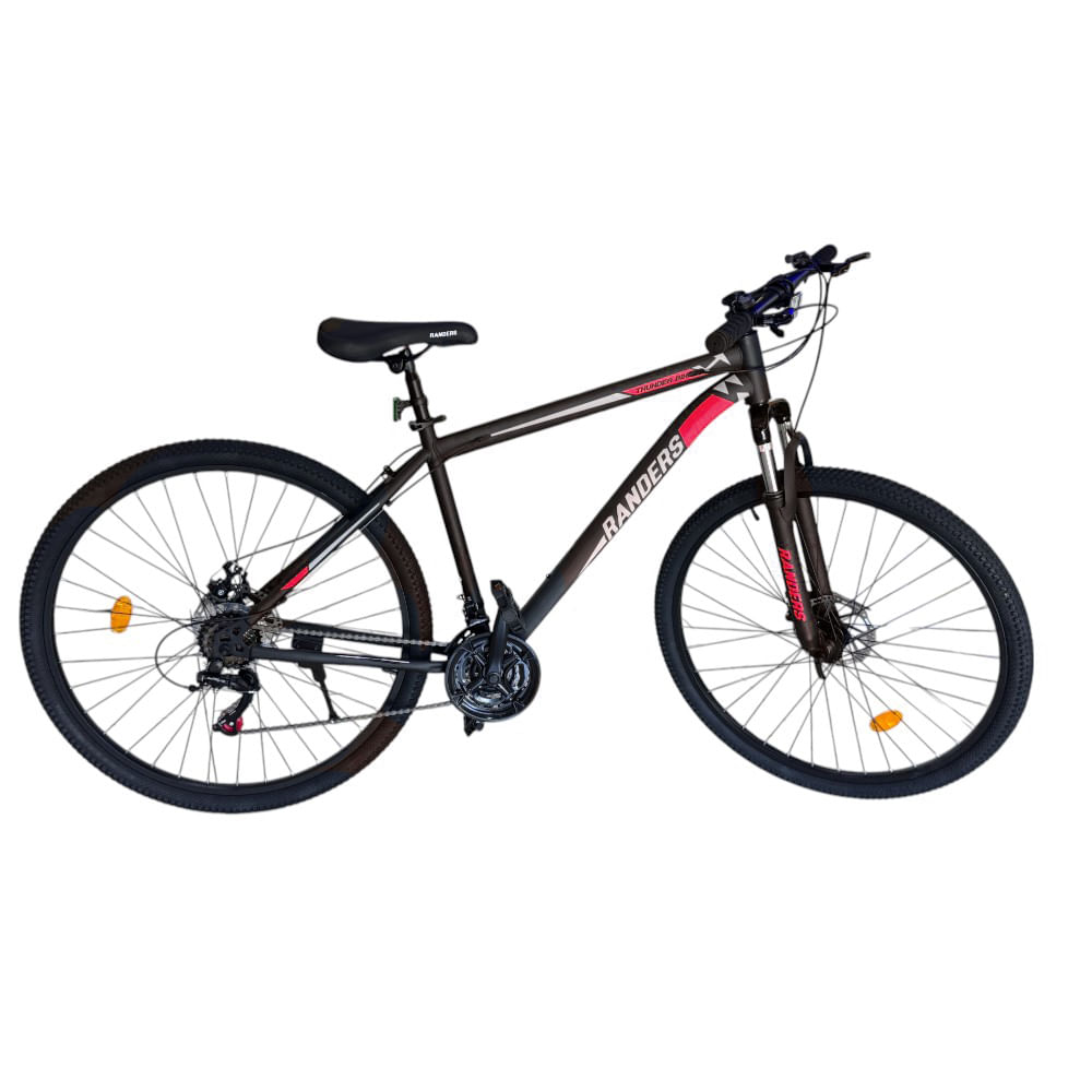 Bicicleta MTB Randers Thunder R29 21V Talle M Negro Rojo Shimano