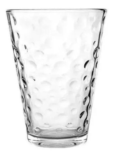 Set X12 Vaso Noa Burbujas Trago Largo Rigolleau 400 Ml