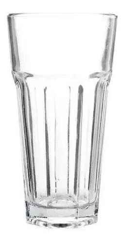 Vaso Vidrio Facetado Rigolleau Oslo 350ml Trago Largo X12