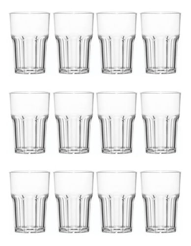 Vaso Vidrio Bristol Nadir 410 Ml Gaseosa Agua Cod 2711 X24u