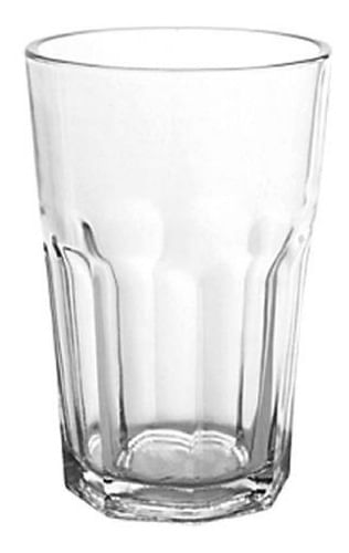Vaso Grande Vidrio Rigolleau Oslo Flint 520ml X12 Unidades
