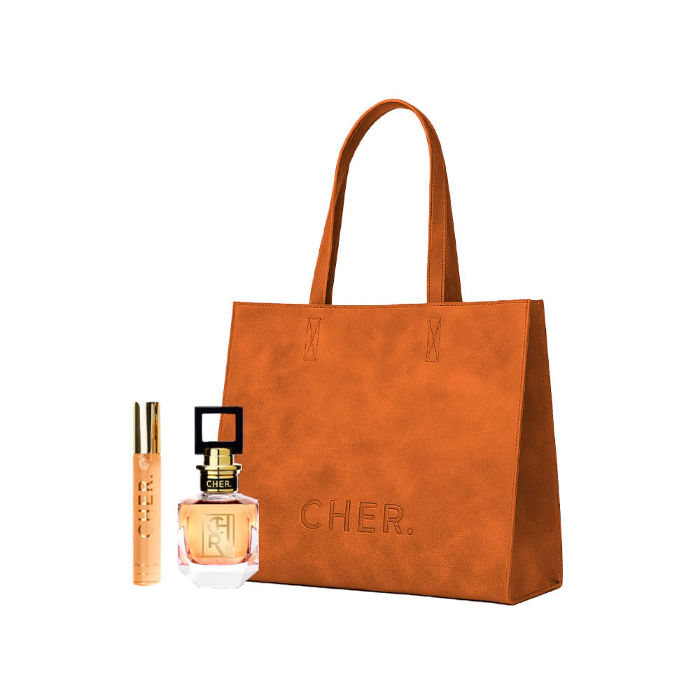 Cher Onyx Tote Bag + Onyx 50 Ml + Onyx Travel Size 20 Ml