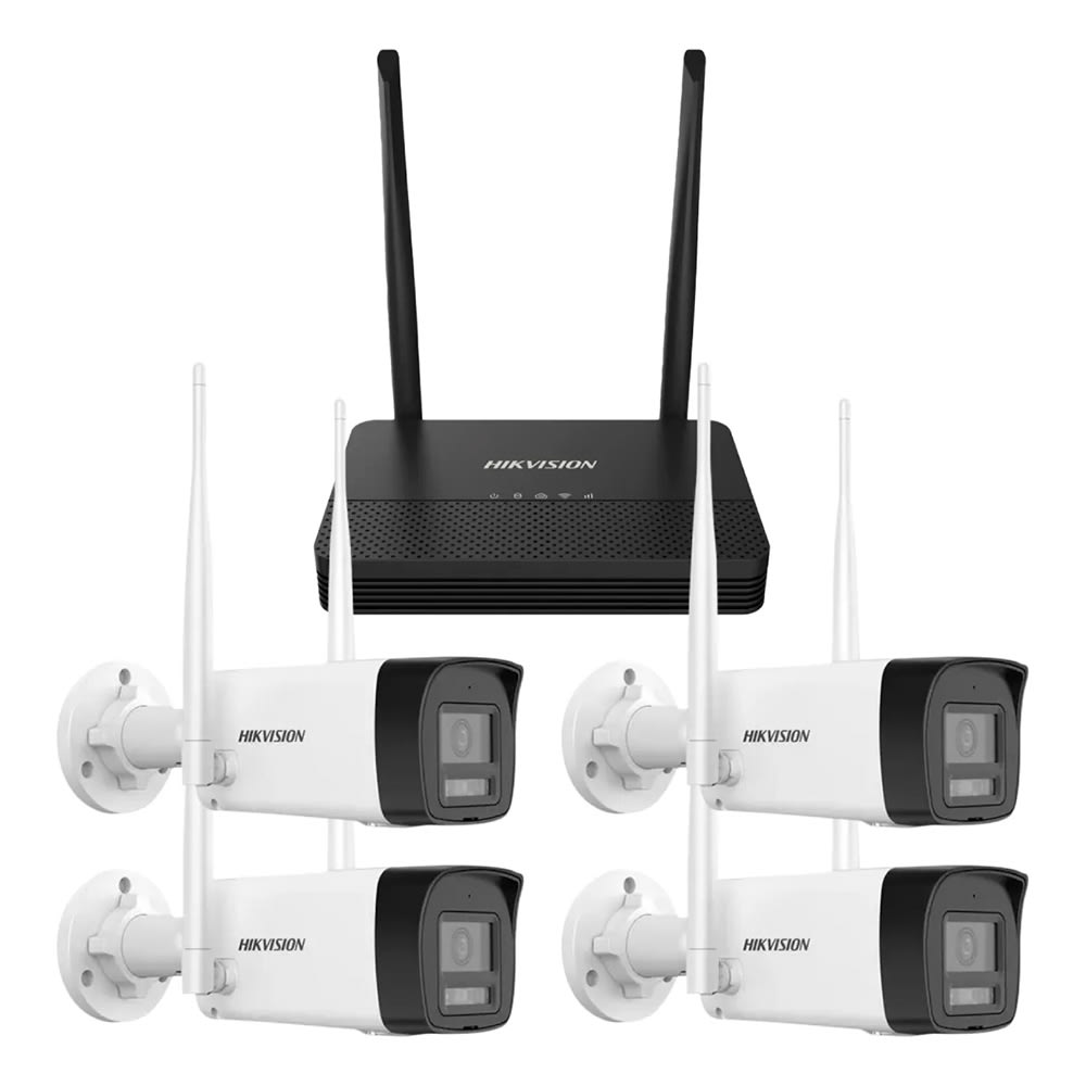 Kit Hikvision EasyLink NKS422W0H 4 Cámaras WiFi Full HD 2MP