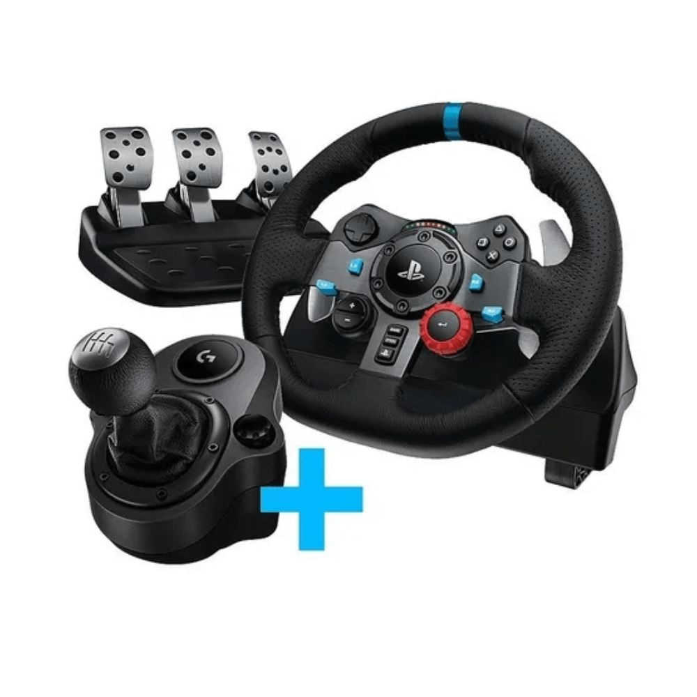Volante Logitech G29 Gamer Pedalera Palanca Ps3 Ps4 Pc Full Negro