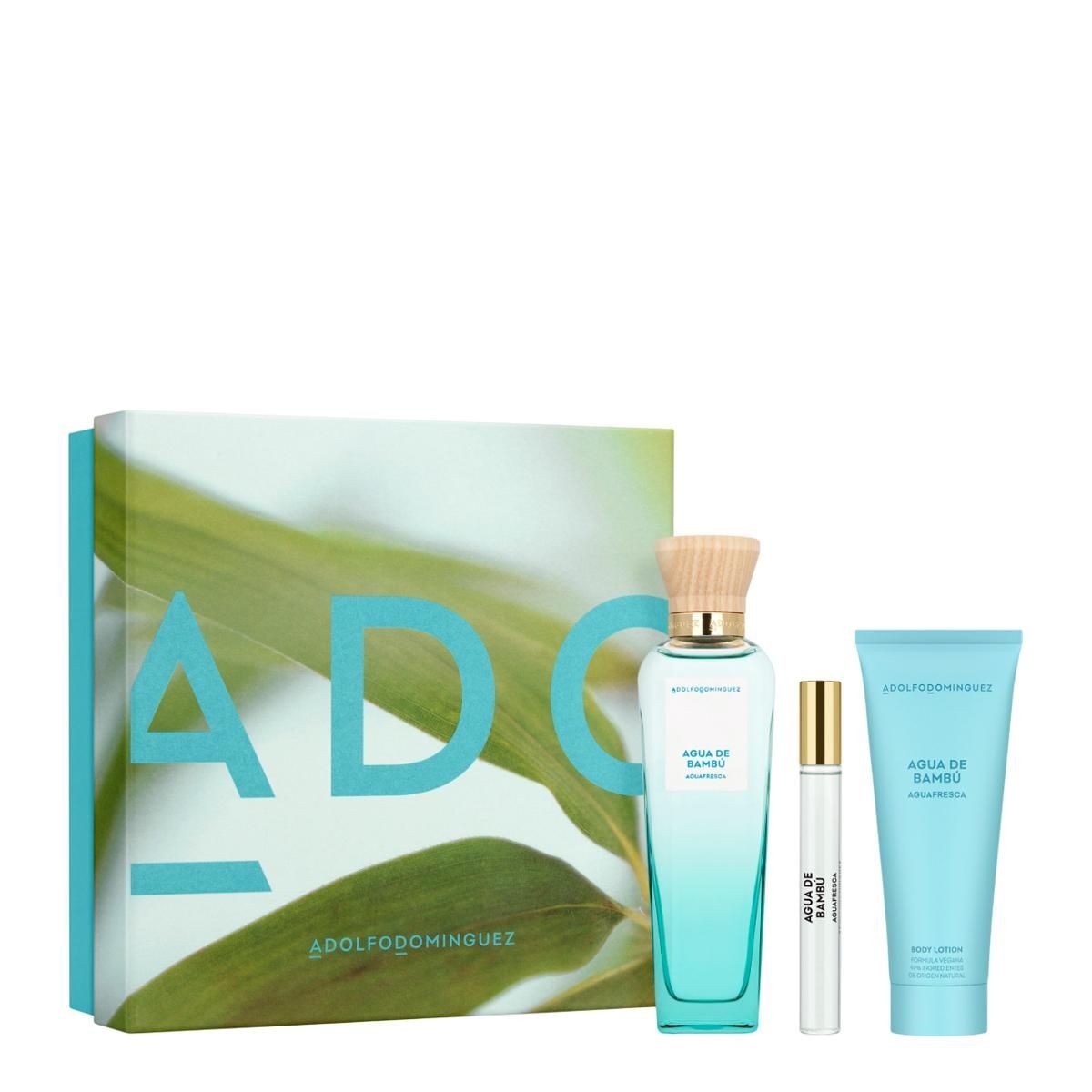 Agua De Bambu Woman EDT 120Ml + Body Lotion 75Ml + Travel Size 10Ml Set