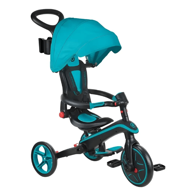 Globber Triciclo Explorer Trike Plegable 4 En 1 Teal 732-105