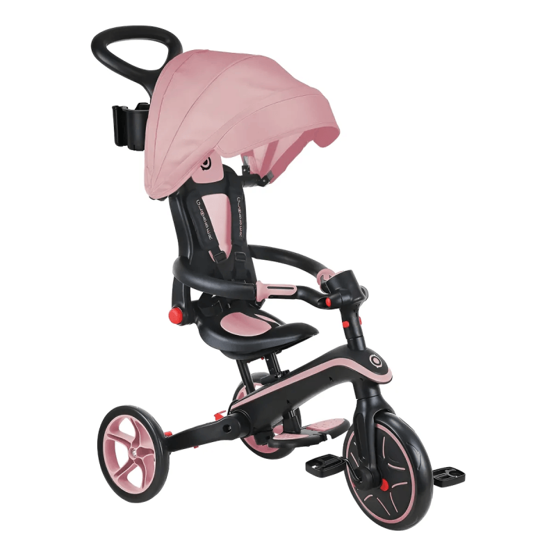 Globber Triciclo Explorer Trike Plegable 4 En 1 Rosa 732-210