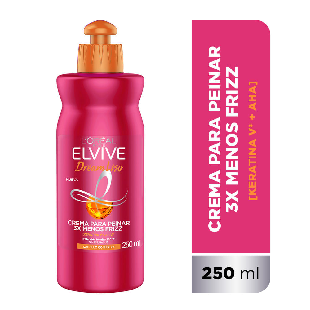 Crema Para Peinar Dream Liso 3x Menos Frizz