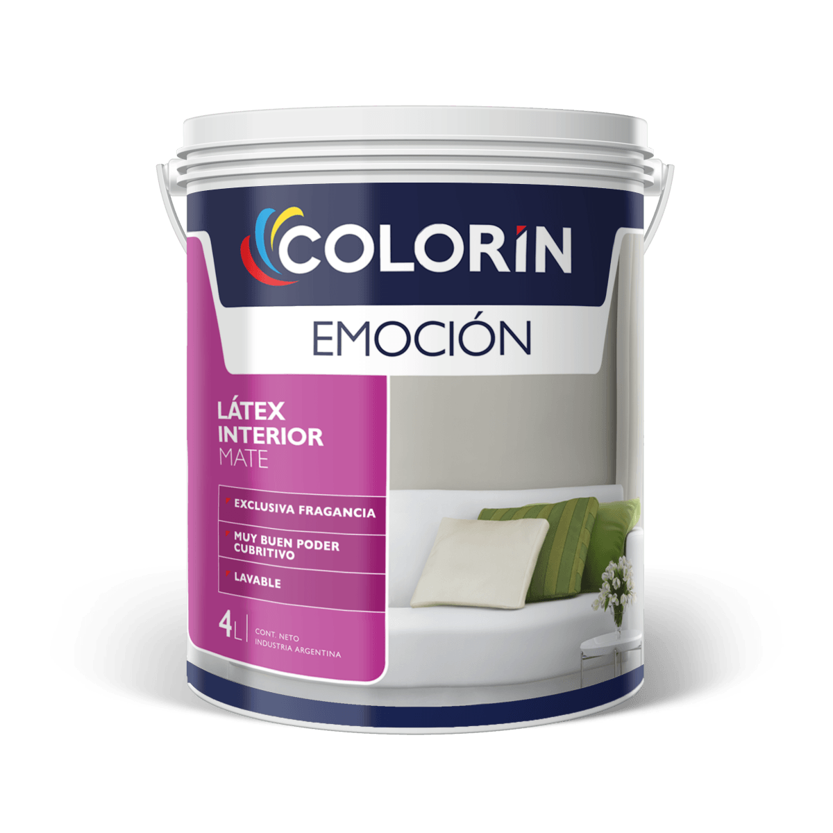 Emoción látex interior blanco mate 10 L