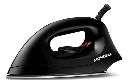 Plancha Seca Mondial Negra 1200 W Fsn-55-b - Negro