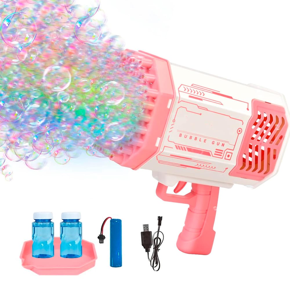 Pistola De Burbujas Gadnic Burbujero Automático Con Luces