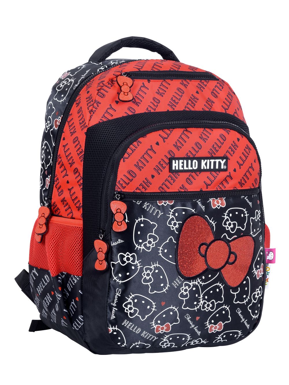 Hello Kitty Moño Mochila 18 Espalda