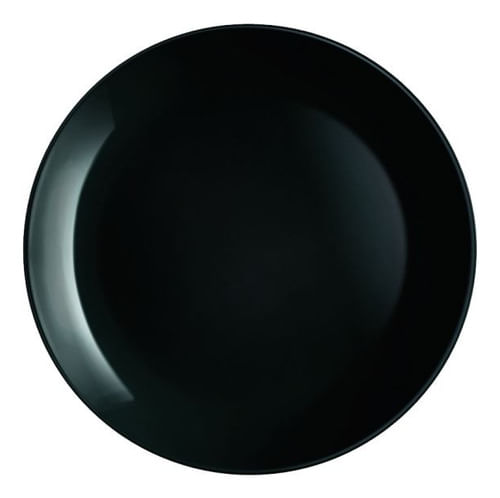 Plato Playo 25cm Luminarc Diwali Colores Vidrio Templado X12