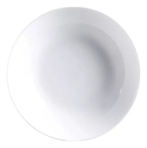 Plato Hondo Luminarc Diwali 20cm Vidrio Templado Colores X12