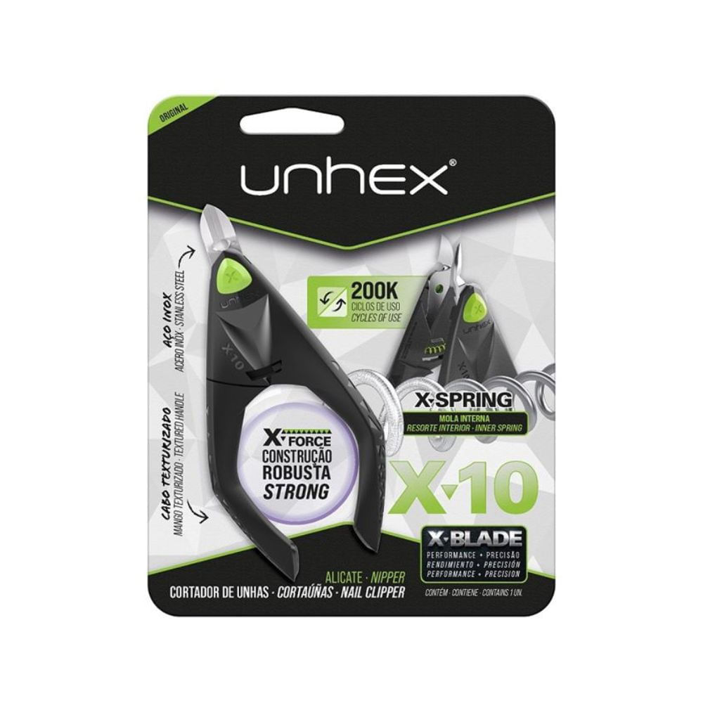 Alicate Corta Uñas Unhex X-10 - Robusto