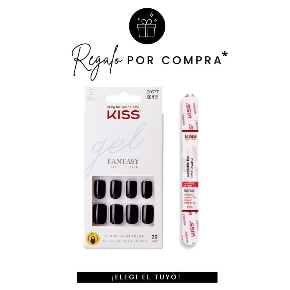 Uñas Postizas Gel Fantasy Glue-On Nails