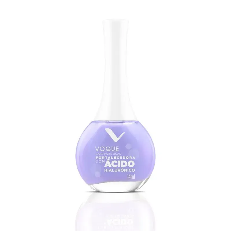 Base Esmalte De Uñas Fortalecedora Con Ácido Hialurónico