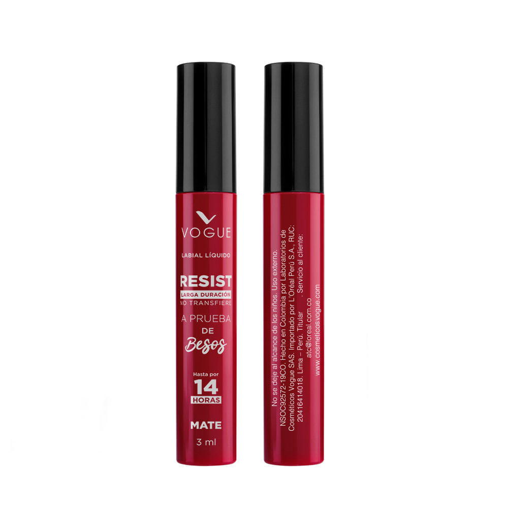 Labial Líquido Resist Mate