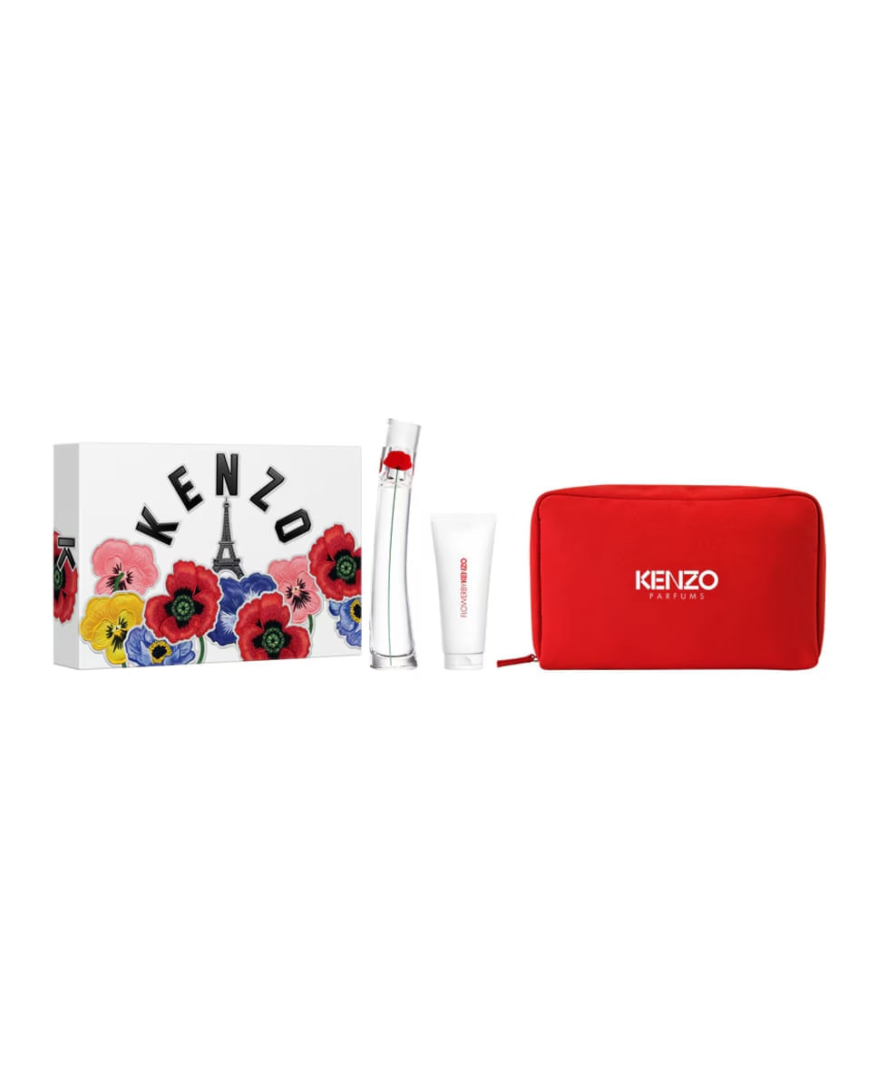 Flower By Kenzo Cofre Edp 50 ml + Body Milk + Pouch