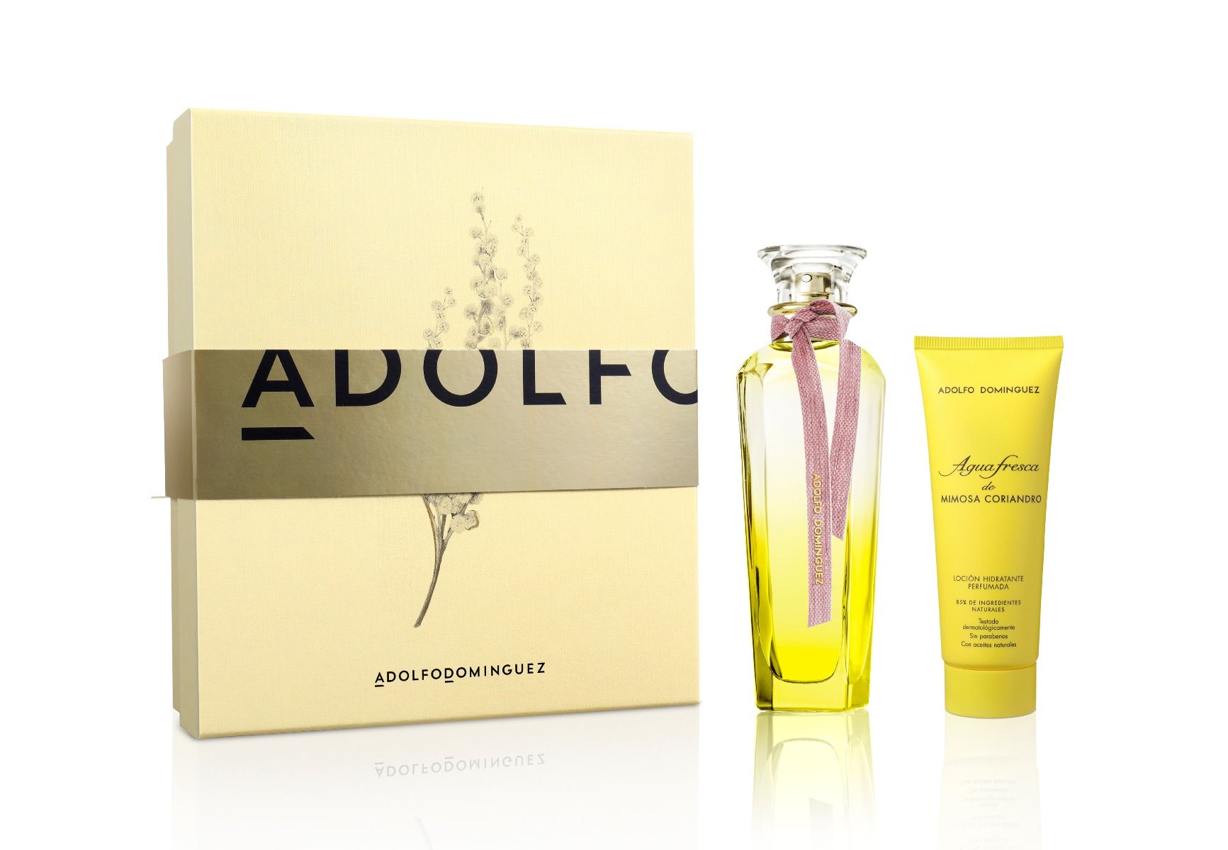 Set Agua Fresca De Mimosa Coriandro EDT 120 Ml + Body Lotion