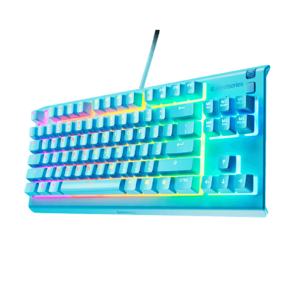 Teclado SteelSeries Apex 3 TKL - Aqua