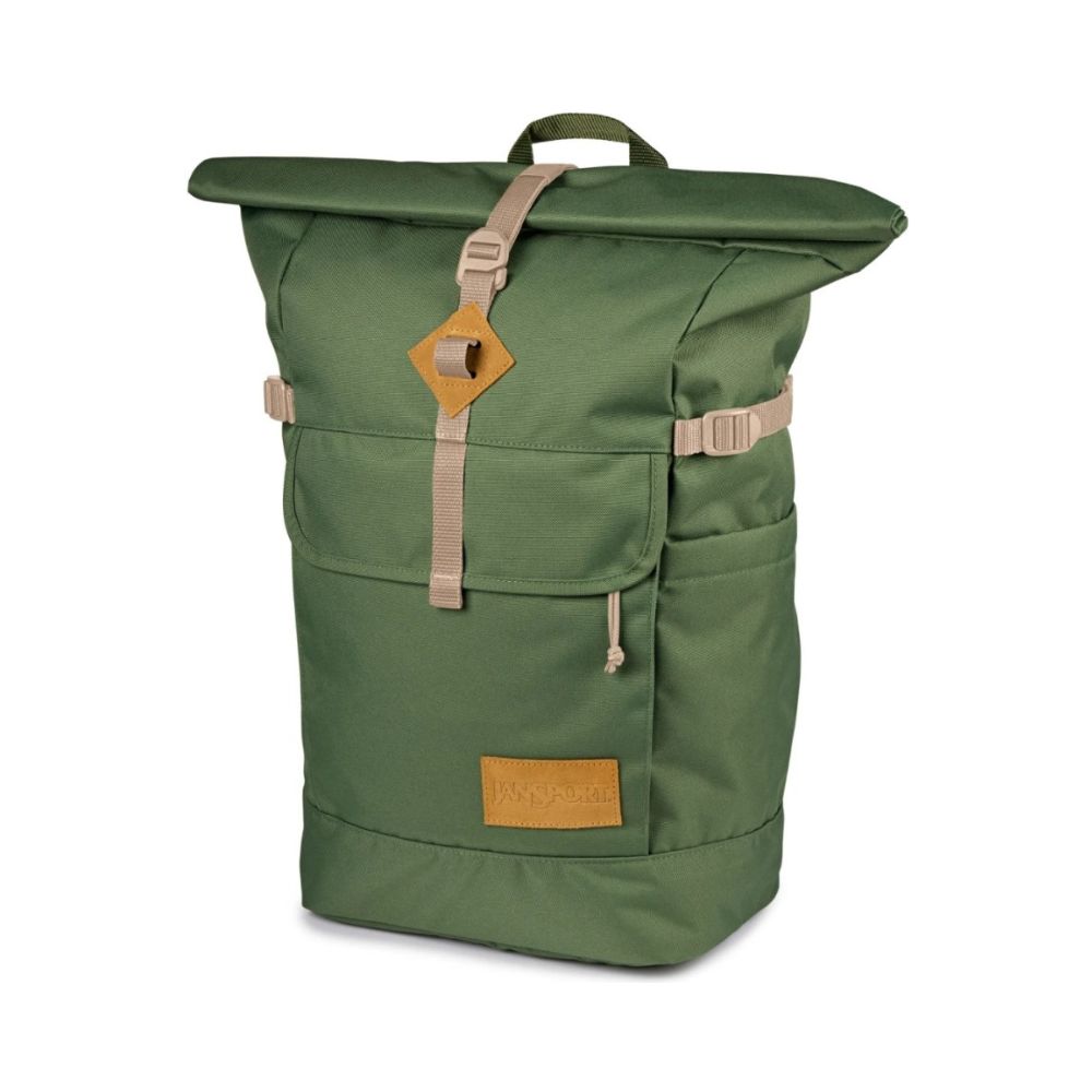 Mochila Jansport Hatchet Rolltop 31 Litros Porta Notebook Cargo Green