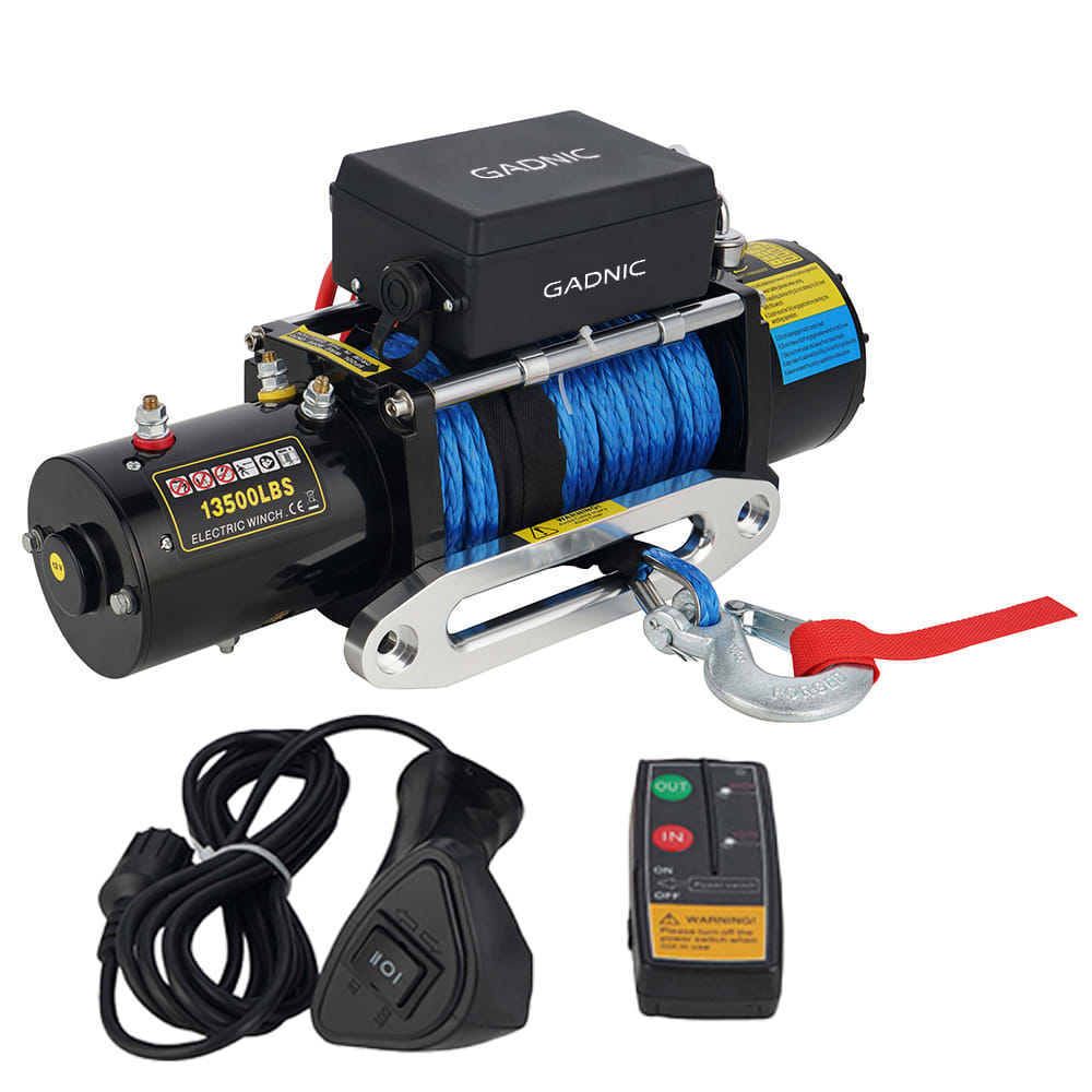 Malacate Eléctrico Gadnic 13500 LB 6136 Kg Control Remoto