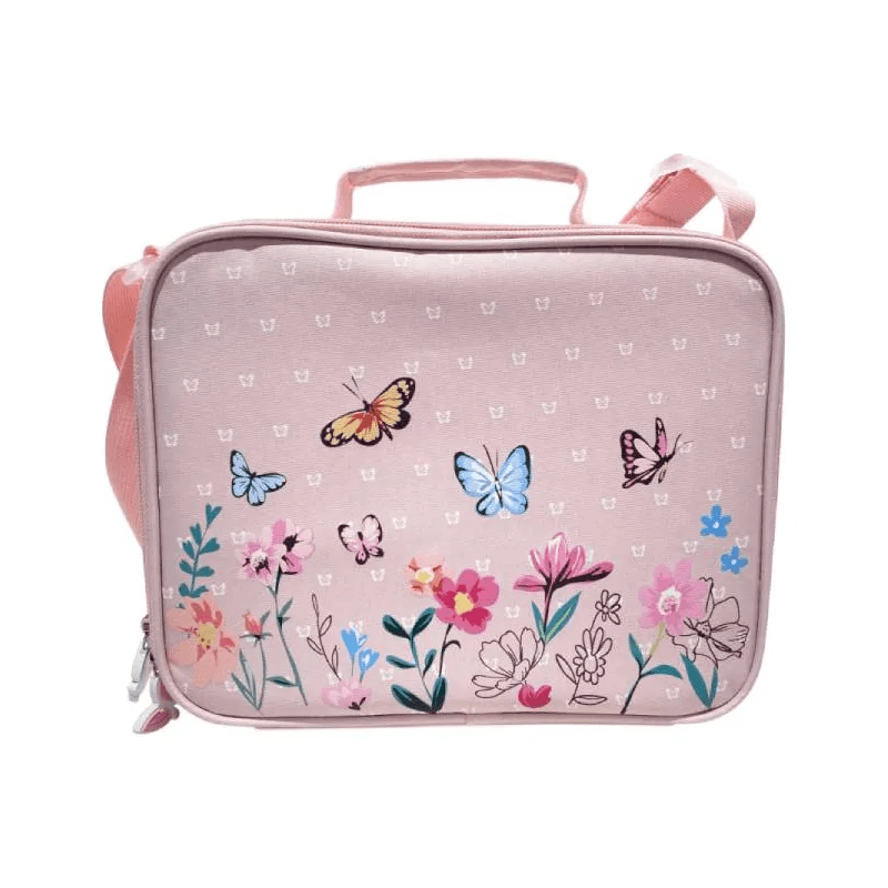 Lunchera Escolar Térmica Rosa Con Flores Zykl006 Shine Rosa
