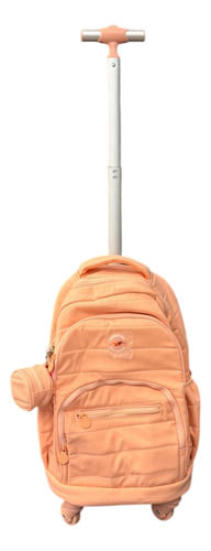 Kinderland Mochila Carrito Escolar 45cm Rosa Sl2501 Shine Rosa