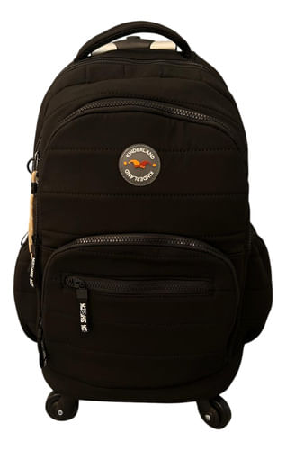 Mochila Carrito Escolar 18 Pulgadas Sl2501n Kinderland Negro