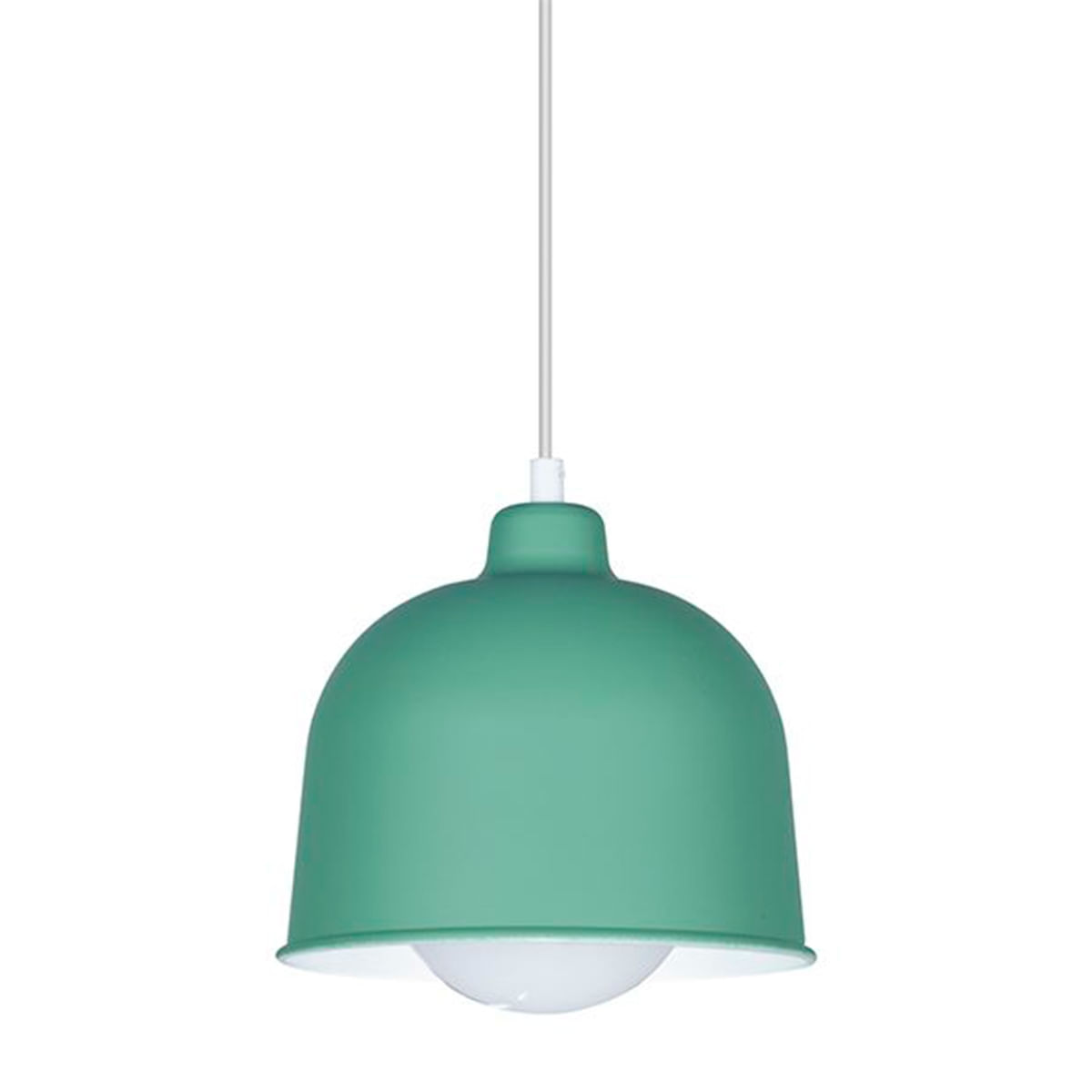 Lampara Colgante Leuk Fyllo Industrial Vintage E27 Verde