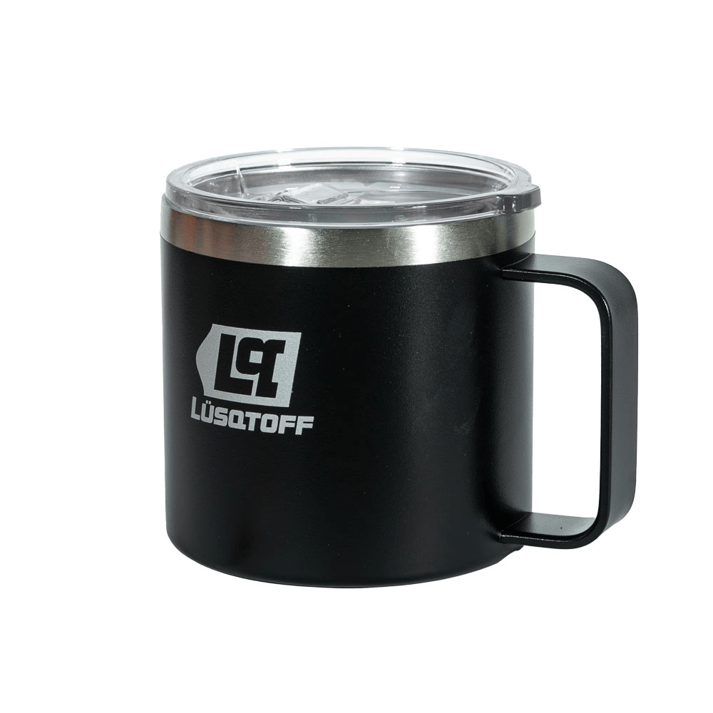 Taza Termica Con Tapa 420 Ml Blanco Lusqtoff Ttl420-8N negro Lisa