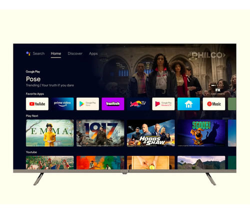 Smart Tv Philco 50 Pulgadas Google Tv 4k Led Hdmi Usb
