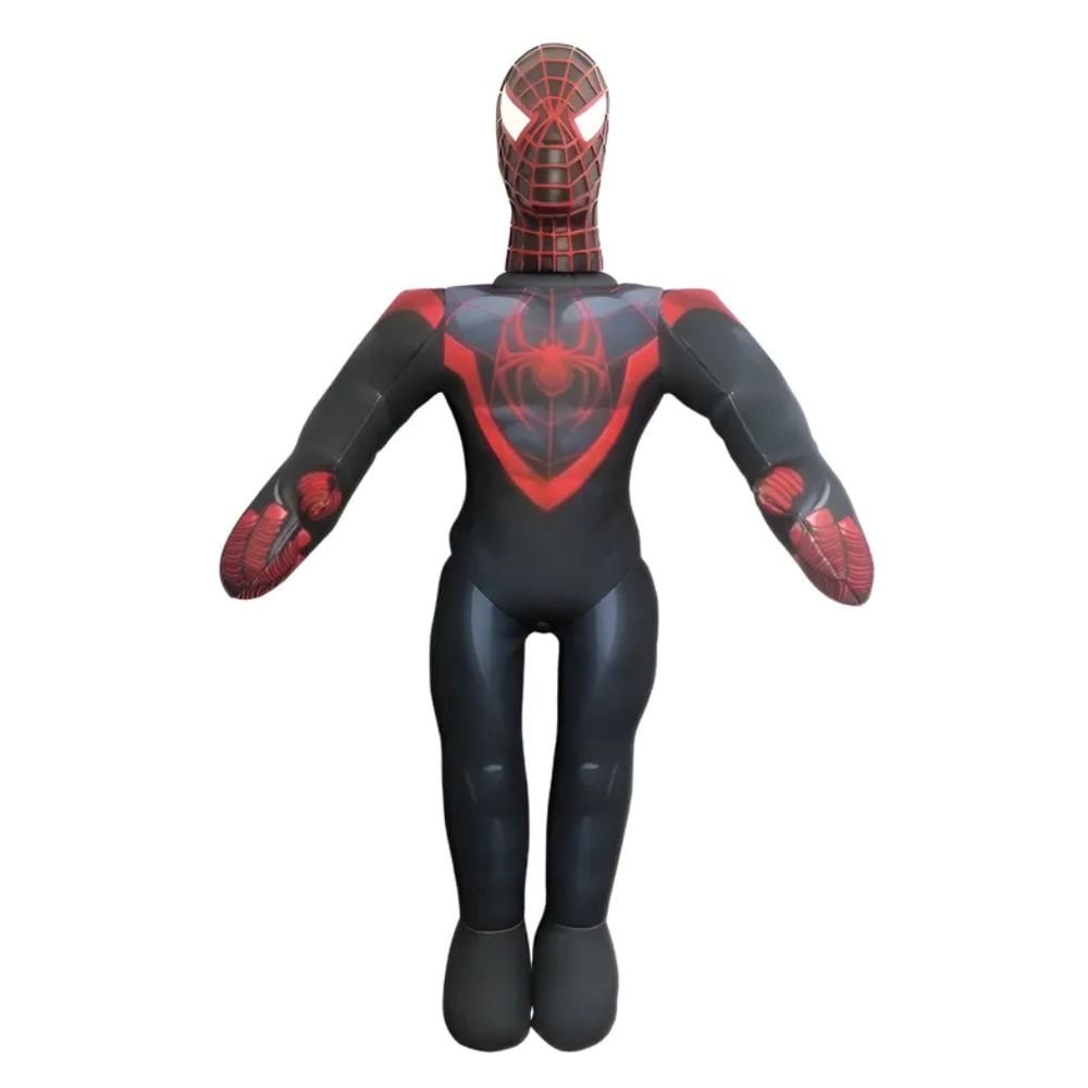 Muñeco Soft Spiderman Negro Miles Morales 47 Cm Premium