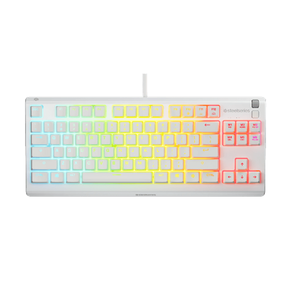Teclado SteelSeries Apex 3 TKL US - White