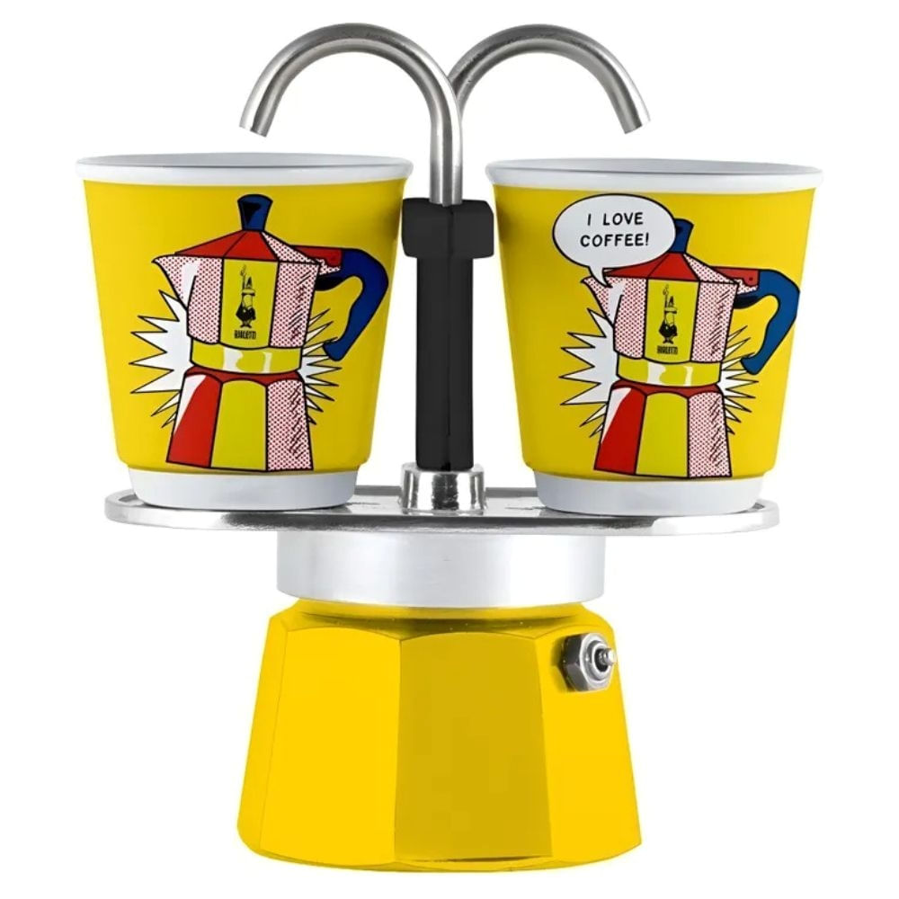 Cafetera Bialetti Set Mini Express 2 Cups Manual Italiana Lichtenstein
