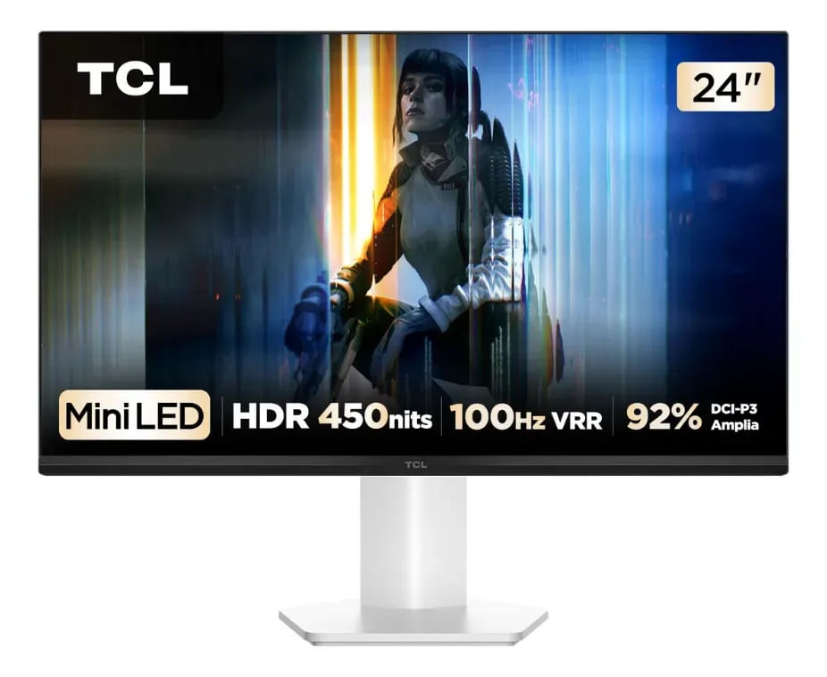 Monitor Mini Led Full Hd 24'' Tcl 24g54 Hdr400 100hz Dci-p3