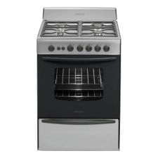 Cocina A Gas Longvie 13601xf 60cm Cajón Parrilla Inoxidable