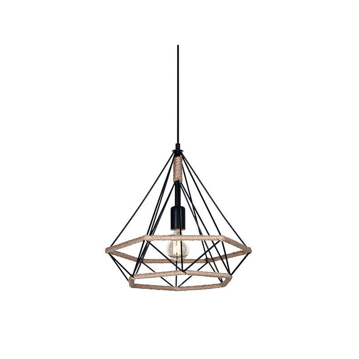 Leuk Krasi Lampara Colgante Jaula Moderna Diseño - Rex