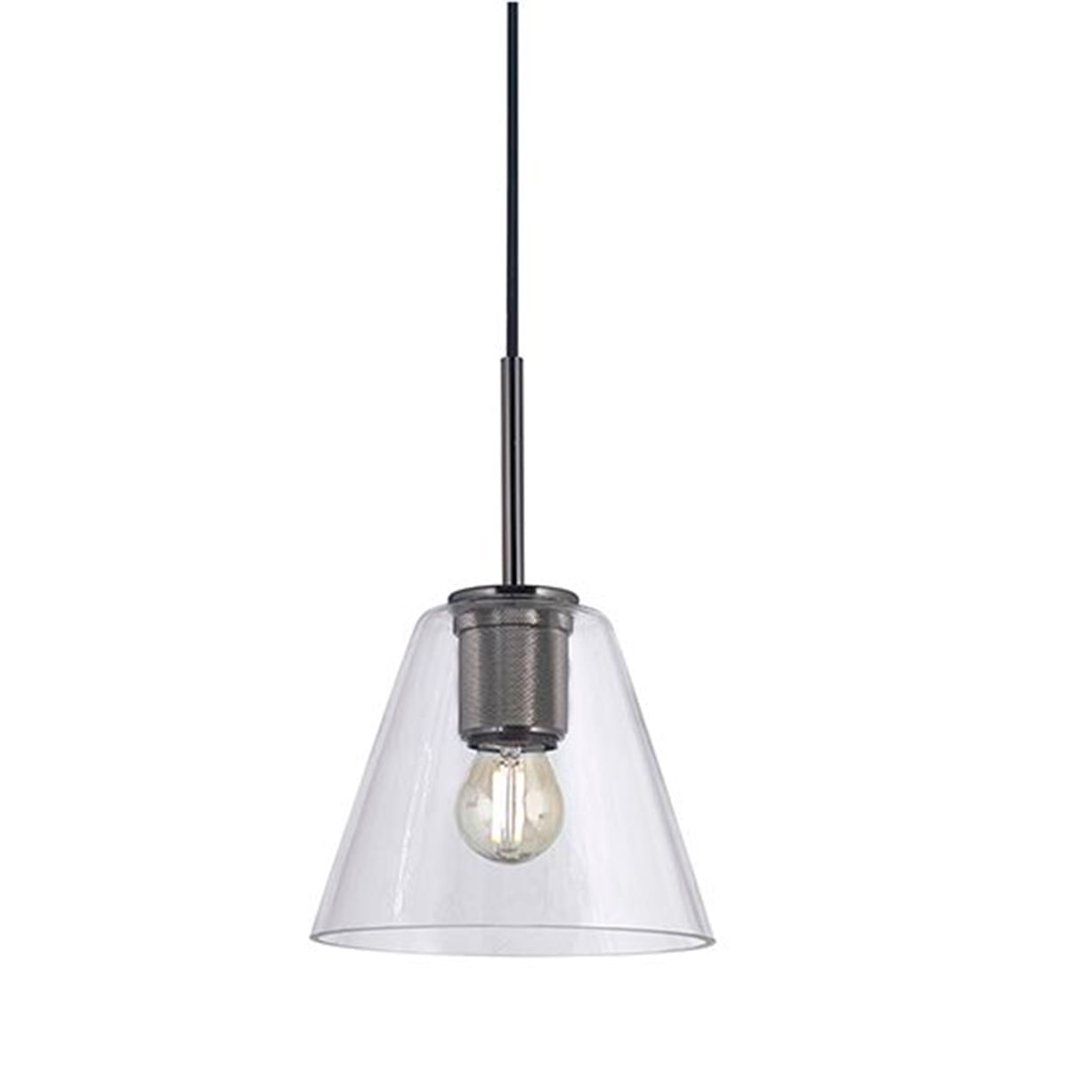 Lampara Colgante Vidrio Deco Vintage Leuk Maki  E27