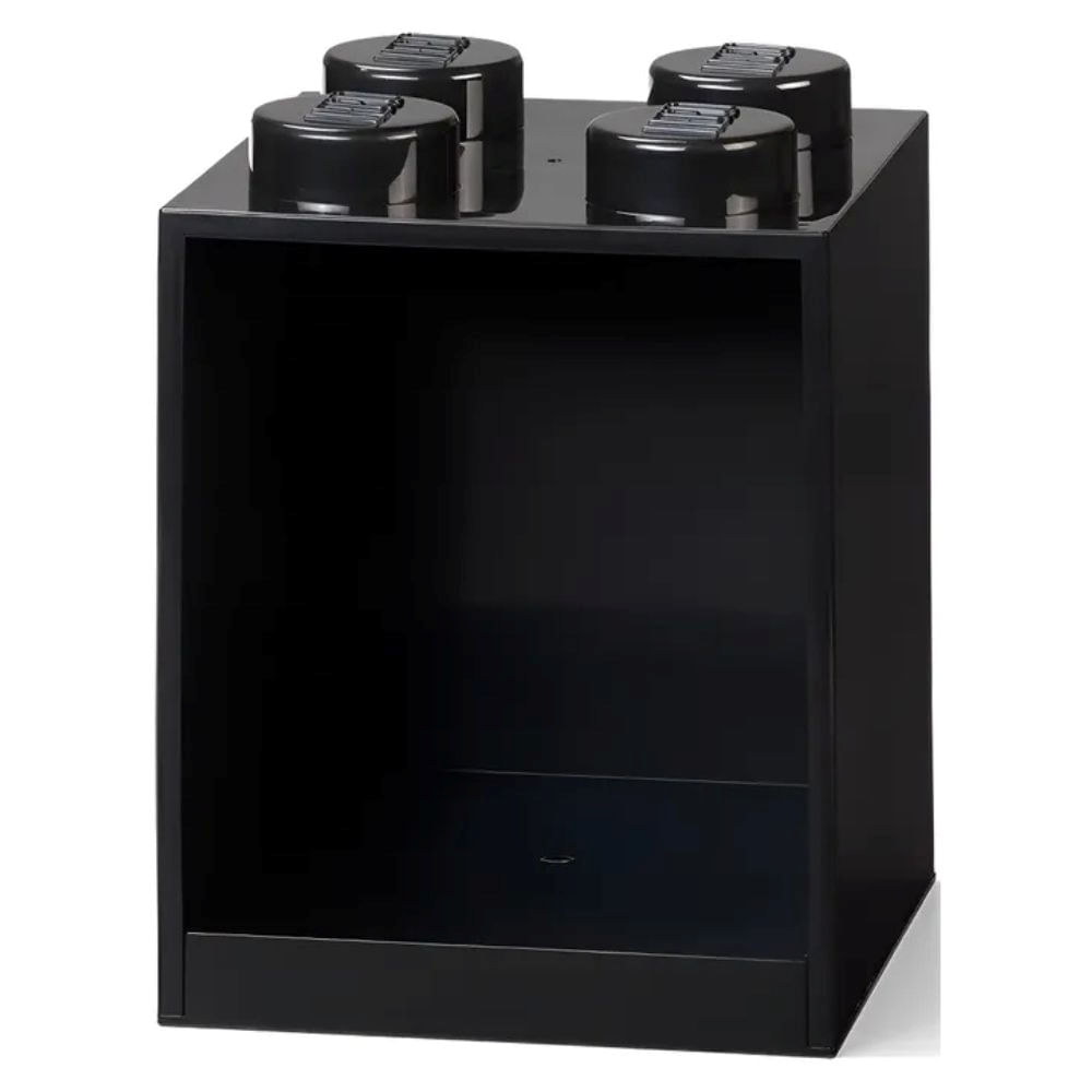 Estante Repisa Biblioteca Infantil Lego Shelf Chico Libros Color Negro