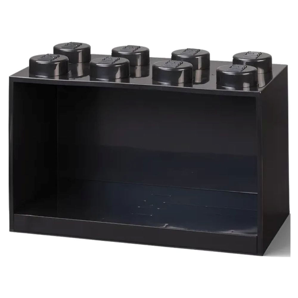 Estante Repisa Biblioteca Infantil Lego Shelf Grande Libros Color Negro