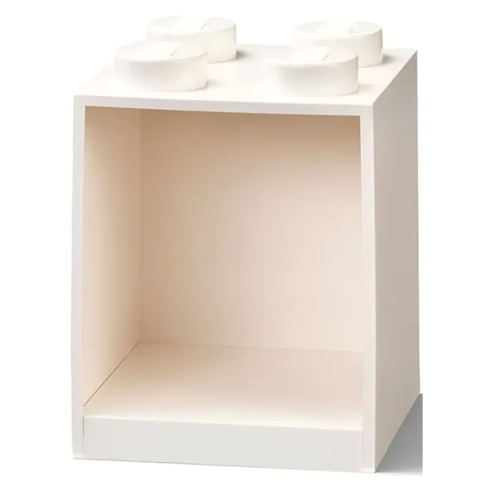 Estante Repisa Biblioteca Infantil Lego Shelf Chico Libros Color Blanco