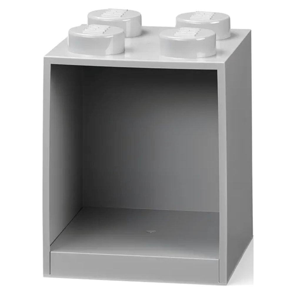 Estante Repisa Biblioteca Infantil Lego Shelf Chico Libros Color Gris